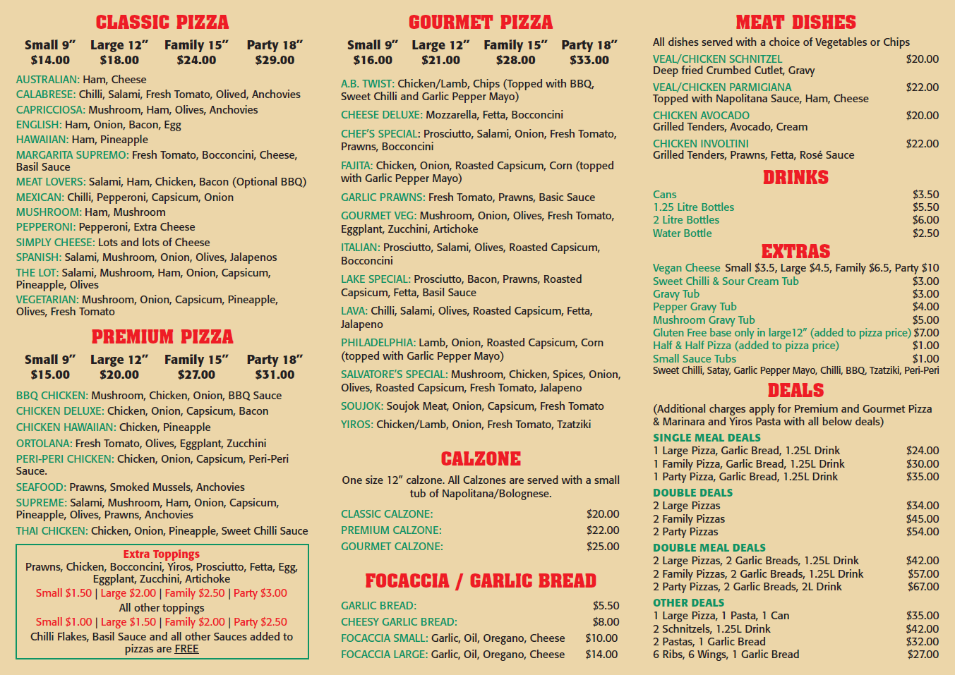 Menu 2